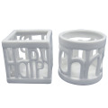 White Hollow out Porcelain Craft Candle Holder